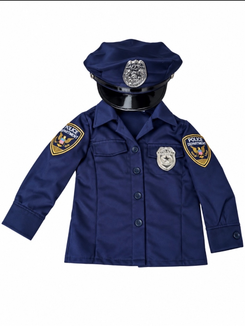 Spirit police shirt with hat. Size 3-4 t